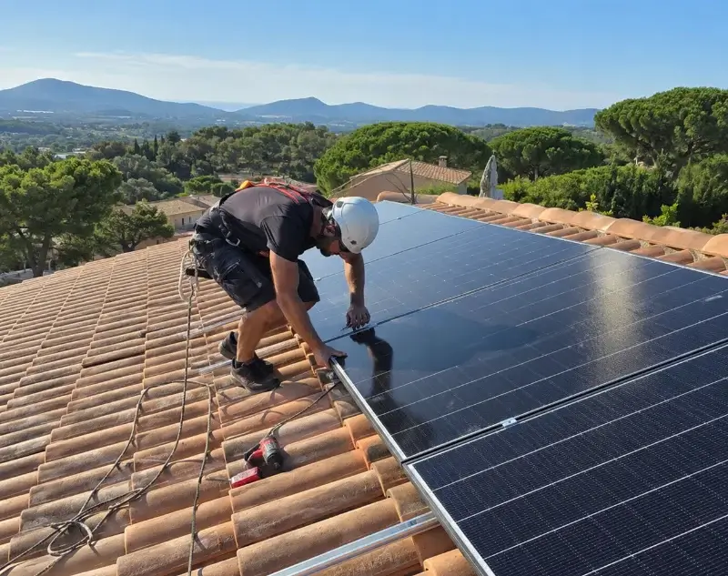 Installateur panneaux solaires La Baume-Cornillane — pose photovoltaïque sur toiture