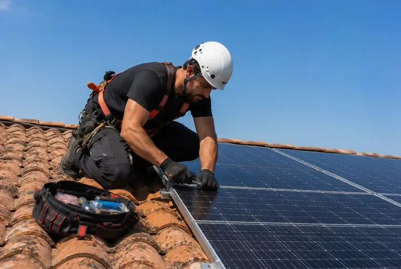 Maintenance et monitoring de panneaux solaires à la Baume-Cornillane